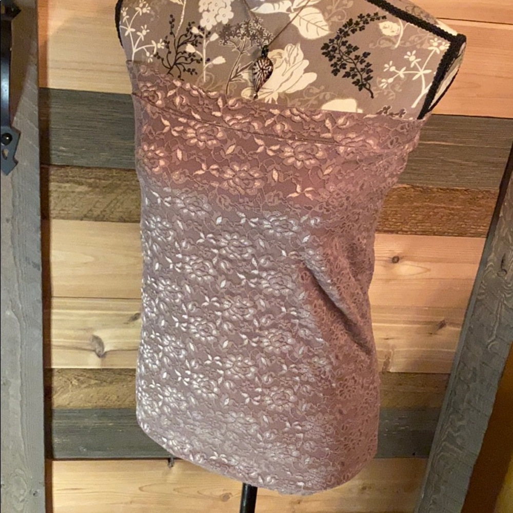 Forever 21 lavender lace top